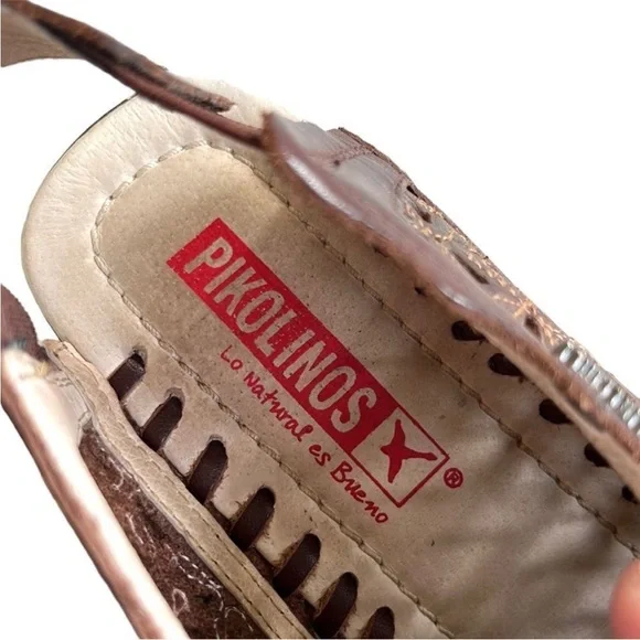 PIKOLINOS Leather Sling Back Low Heels Women’s Size 5.5-6 EUC - Picture 3 of 7